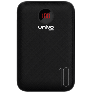 پاوربانک Univo مدل Un10 pro ظرفیت 10000 میلی‌آمپرساعت