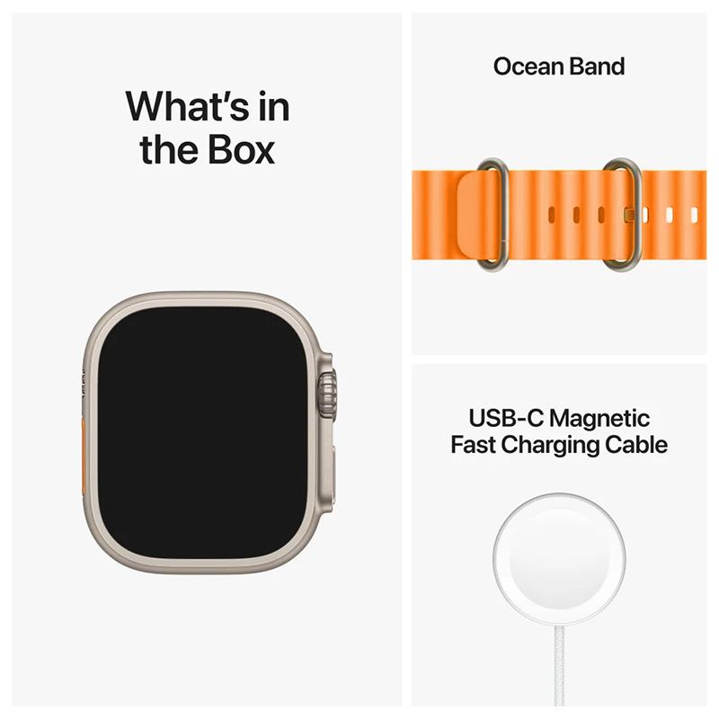 ساعت هوشمند Apple Watch Ultra Band Ocean-3 orange