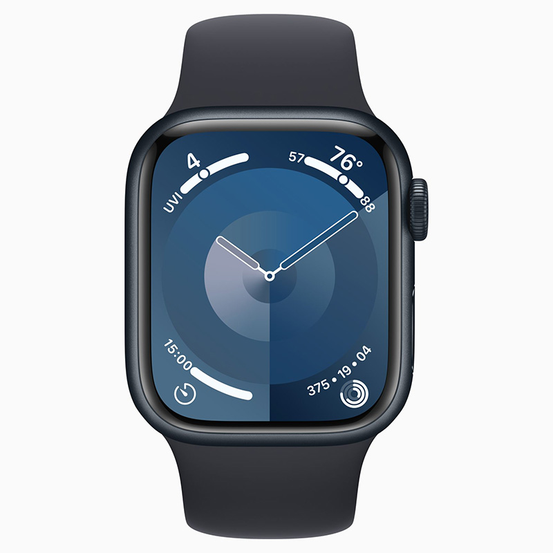 ساعت هوشمند اپل سری 9 مدل 41mm بدنه آلومینیوم با بند سیلیکونی