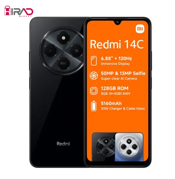 گوشی موبايل شیائومی مدل Redmi 14C 4G ظرفیت 256 گیگابایت رم 8 گیگابایت