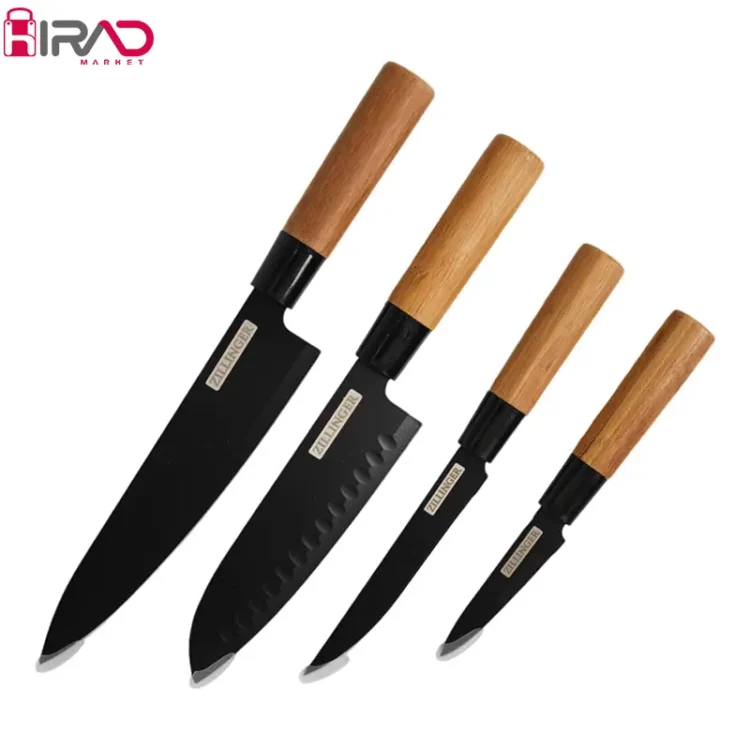 سرویس چاقوی ژاپنی 4 عددی مدل ZILLINGER